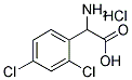 AMINO(2,4-DICHLOROPHENYL)ACETIC ACID HYDROCHLORIDE Struktur