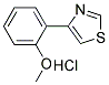 4-(2-METHOXYPHENYL)-1,3-THIAZOLE HYDROCHLORIDE Struktur