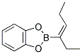 2-(CIS-1-ETHYL-1-BUTENYL)BENZO[1,3,2]DIOXABOROLE Struktur