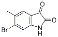 6-BROMO-5-ETHYLISATIN Struktur