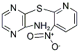 2-AMINO-3-((3-NITROPYRIDIN-2-YL)SULFANYL)PYRAZINE Struktur