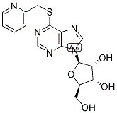 6-(2-PYRIDYLMETHYLTHIO)-9-BETA-D-RIBOFURANOSYL-9H-PURINE Struktur