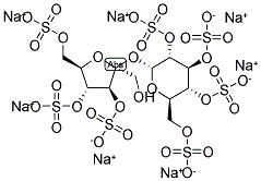 SUCROSE HEPTASULFATE SODIUM SALT Struktur