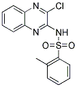 N-(3-CHLOROQUINOXALIN-2-YL)-2-METHYLBENZENESULFONAMIDE Struktur