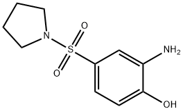 2-AMINO-4-(PYRROLIDINE-1-SULFONYL)-PHENOL Struktur