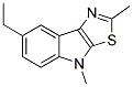 7-ETHYL-2,4-DIMETHYL-4H-[1,3]THIAZOLO[5,4-B]INDOLE Struktur