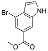 METHYL 4-BROMO-6-INDOLECARBOXYLATE Struktur