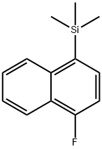 1-(TRIMETHYLSILYL)-4-FLUORONAPHTHALENE Struktur