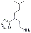 3-FURAN-2-YL-6-METHYL-HEPTYLAMINE Struktur