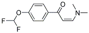 1-(4-DIFLUOROMETHOXY-PHENYL)-3-DIMETHYLAMINO-PROPENONE Struktur