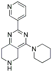 4-PIPERIDIN-1-YL-2-PYRIDIN-3-YL-5,6,7,8-TETRAHYDROPYRIDO[4,3-D]PYRIMIDINE Struktur