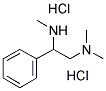 [2-(METHYLAMINO)-2-PHENYLETHYL]DIMETHYLAMINE DIHYDROCHLORIDE Struktur