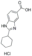 2-CYCLOHEXYL-1 H-BENZOIMIDAZOLE-5-CARBOXYLIC ACID HYDROCHLORIDE price.