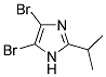 4,5-DIBROMO-2-(1-METHYLETHYL)-1H-IMIDAZOLE Struktur