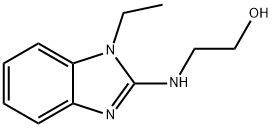 2-[(1-ETHYL-1H-BENZIMIDAZOL-2-YL)AMINO]ETHANOL Struktur