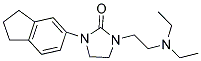 1-[2-(DIETHYLAMINO)ETHYL]-3-(2,3-DIHYDRO-1H-INDEN-5-YL)IMIDAZOLIDIN-2-ONE Struktur