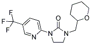 1-(TETRAHYDRO-2H-PYRAN-2-YLMETHYL)-3-[5-(TRIFLUOROMETHYL)PYRIDIN-2-YL]IMIDAZOLIDIN-2-ONE Struktur