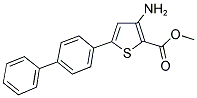 3-AMINO-5-BIPHENYL-4-YL-THIOPHENE-2-CARBOXYLIC ACID METHYL ESTER Struktur