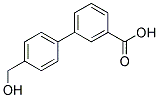 4'-HYDROXYMETHYL-BIPHENYL-3-CARBOXYLIC ACID Struktur