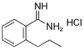 2-PROPYLBENZAMIDINE, HYDROCHLORIDE Struktur