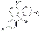 4-BROMO-3',3''-DIMETHOXYTRITYL ALCOHOL Struktur