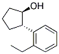 TRANS-2-(2-ETHYLPHENYL)CYCLOPENTANOL Struktur