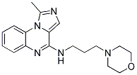 1-METHYL-N-(3-MORPHOLIN-4-YLPROPYL)IMIDAZO[1,5-A]QUINOXALIN-4-AMINE Struktur