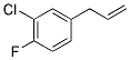 3-(3-CHLORO-4-FLUOROPHENYL)-1-PROPENE Struktur