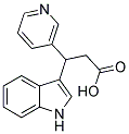 3-(1H-INDOL-3-YL)-3-(3-PYRIDINYL)PROPANOIC ACID Struktur