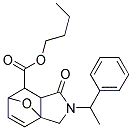 BUTYL 4-OXO-3-(1-PHENYLETHYL)-10-OXA-3-AZATRICYCLO[5.2.1.0~1,5~]DEC-8-ENE-6-CARBOXYLATE Struktur