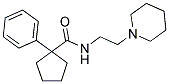 (PHENYLCYCLOPENTYL)-N-(2-PIPERIDYLETHYL)FORMAMIDE Struktur