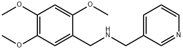 1-PYRIDIN-3-YL-N-(2,4,5-TRIMETHOXYBENZYL)METHANAMINE Struktur