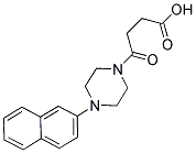 4-[4-(2-NAPHTHYL)PIPERAZIN-1-YL]-4-OXOBUTANOIC ACID Struktur