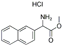 AMINO-NAPHTHALEN-2-YL-ACETIC ACID METHYL ESTER HYDROCHLORIDE Struktur