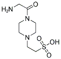 2-[4-(2-AMINO-ACETYL)-PIPERAZIN-1-YL]-ETHANESULFONIC ACID Struktur