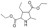 DIETHYL 3-ETHYL-5-METHYL-2,4-PYRROLIDINEDICARBOXYLATE Struktur