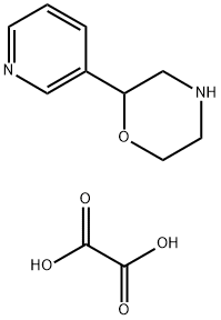 2-PYRIDIN-3-YL MORPHOLINE OXALATE Struktur