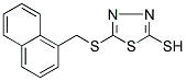 5-[(1-NAPHTHYLMETHYL)THIO]-1,3,4-THIADIAZOLE-2-THIOL Struktur