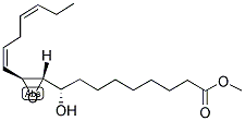 METHYL 10(S),11(S)-EPOXY-9(S)-HYDROXY-12(Z),15(Z)-OCTADECENOATE Struktur