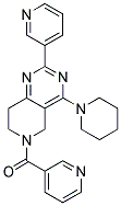 (4-PIPERIDIN-1-YL-2-PYRIDIN-3-YL-7,8-DIHYDRO-5H-PYRIDO[4,3-D]PYRIMIDIN-6-YL)-PYRIDIN-3-YL-METHANONE Struktur