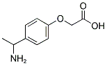 2-(4-[1-AMINOETHYL]PHENOXY) ACETIC ACID Struktur