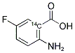 2-AMINO-5-FLUORO-BENZOIC ACID, [1-14C] Struktur