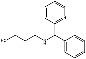 3-[(PHENYL-PYRIDIN-2-YL-METHYL)-AMINO]-PROPAN-1-OL Struktur