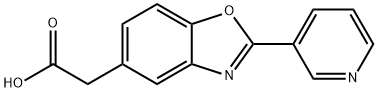 2-[2-(3-PYRIDINYL)-1,3-BENZOXAZOL-5-YL]ACETIC ACID Struktur