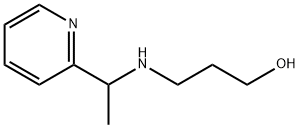 3-(1-PYRIDIN-2-YL-ETHYLAMINO)-PROPAN-1-OL Struktur