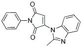 3-(2-METHYL-1H-BENZIMIDAZOL-1-YL)-1-PHENYL-1H-PYRROLE-2,5-DIONE Struktur