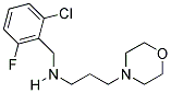 N-(2-CHLORO-6-FLUOROBENZYL)-3-MORPHOLIN-4-YLPROPAN-1-AMINE Struktur