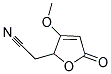 (3-METHOXY-5-OXO-2,5-DIHYDRO-2-FURANYL)ACETONITRILE Struktur