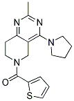 2-METHYL-4-PYRROLIDIN-1-YL-6-(THIEN-2-YLCARBONYL)-5,6,7,8-TETRAHYDROPYRIDO[4,3-D]PYRIMIDINE Struktur