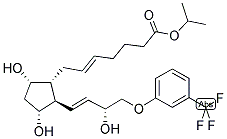 5-TRANS FLUPROSTENOL ISOPROPYL ESTER Struktur